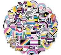 50PCS Stickers for Gay Love,Gay Pride Stickers,Teens Boys and Girls Sticker Pack Vinyl Skateboard Guitar Door Laptop Luggage Car Bike Water Bottle Birthday Party Supplies Stickers