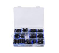 50Pcs Straight Push Connectors Pneumatic Connect Fittings Air Line Quick Hose