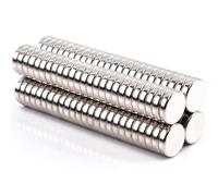 50Pcs Strong Fridge Magnets, 8x2mm Round Small Neodymium Magnets for Crafts, Mini Rare Earth Magnet s Whiteboard Magnet s Muti-Use for Fridge, Crafts