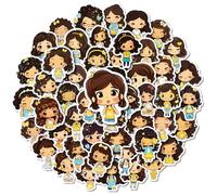 50pcs Super Cute Q Version Little Girl Graffiti Stickers