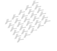 50pcs T Type Nickel Plated Steel Strap 26 * 22mm 50pcs Type Features Good Welding Performance high tensile Tension high Magnification Power Tools