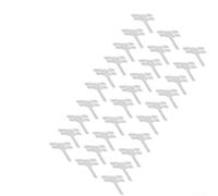 50pcs T-Type Nickel-Plated Steel Strap Strips for Battery Pack Spot Welding - 26 x 22 mm, High-Tensile, Low-Resistivity, Compatible with