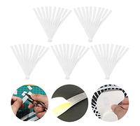 50Pcs Tachometer Tapes Strips,Reflective Tape Tachometer Tapes Strips Flexible Optical Speedometer Reflective Tapes Strips for Photo Tachometer Speed Gauge