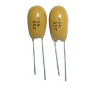 50pcs Tantalum capacitor 22uF 50V 226 50V22uF DIP Radial CZAOINCU