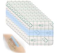 50pcs Tattoo Aftercare Waterproof Bandage, Second Skin Adhesive Dressing Tape, Transparent Stretch Antibacterial Wound Dressing Tape, Protective Tattoo Wrap - for Wound Dressing(10x10cm)