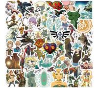 50pcs Tears of The Kingdom Stickers for Kids, Cool Waterproof Vinyl Decal for Teen Adult Boy Laptop, Travel Case, Phone, Bike, Water Bottle
