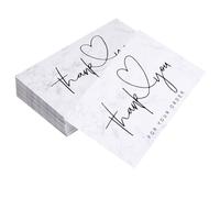 50pcs Thank You Cards Multipack Thank You Card Small Business Personalised Thankyou Card Pack of Thankyou Greeting Cards Bulk Thanks Notes Appreciation Cards for Gift Wedding Birthday
