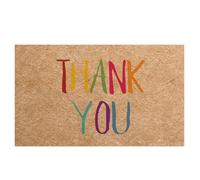 50Pcs Thank You Cards Multipack, Wedding Holiday Anniversary Invitations Cards, Small Thank You Card Business Greeting Cards, for Wedding Business and Formal All Occasion for Men Women