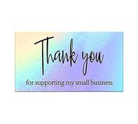 50pcs Thank You For Your Order Business Cards Shopping Purchase Thanks Greeting Cards Appreciation Card For Small Business 5x9cm