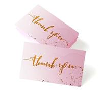 50PCS “Thank You For Your Order” Cards Gift Packaging Labels & Appreciation Cards for Small Business Supplies