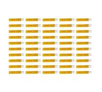 50Pcs Thermistor 10K Temp Sensor Thermal Resistor Resister Thin Film MF55 B3435 Metal Film Insulated 50PCS Pack -40~120℃