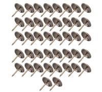 50Pcs Thickened Upholstery Tacks Furniture Nails Pins, Nailhead Decorative Trim for Furniture, Round Head Decorative Thumbtack Hardware Parts(16 * 20mm)