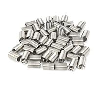 50Pcs Thread Inserts Wire Protection Sleeve, Stainless Steel Thread Repair Tool, 5/16in-18x3D US Standard Fastener for Aluminum Alloy Plastic Engineering Materials