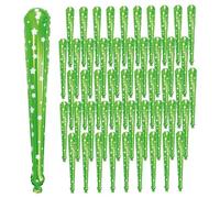 50Pcs Thunder Sticks Noise Maker, Star Pattern Noise Makers for Sporting Events with Bell, Green Team Spirit Accessories, Party Supplies for Football, Baseball, Cheering Essentials, Thunder Sticks N