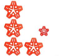 50pcs Tile Leveling System Spacers Clips for Smooth Tile Installation Process on For Floor Wall Substrates 1mm Through 3mm Gap Settings