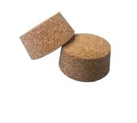 50pcs Top Diameter 13mm-39mm Wooden Cork Lab Test Tube Plug Essential Oil Puddings Small Glass Bottle Stoppers (16x12x12mm)