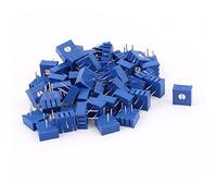 50Pcs Top Fixed Resistors Adjustment Trimmer Pot Potentiometer Resistors 200 Single Resistors Ohm 3386P Specialised accessories