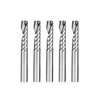 50pcs TOP Single Flute Spiral Cutter Carbide Router Bit For MDF Milling Wood Working Tools(3.175x2.0x15mm)