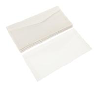 50pcs Translucent Invitation Envelopes, Tracing Paper | White Smooth Finish, Easy Seal Design, for Thank You Cards, Photos, Small Businesses and Coordinators