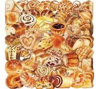 50PCS Transparent Bread Baking Stickers for Laptop,Scrapbook,Helmet,Water Bottle,Car,Computer,Skateboard,Cute Food Aesthetic Waterproof Vinyl Decals,Teens Boys Sticker,Trendy Dessert Graffiti Sticker