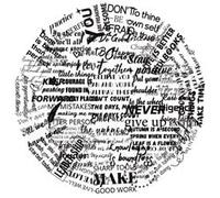 50PCS Transparent Inspirational Black and White Phrase Stickers for Skateboard,Scrapbook,Laptop,Water Bottle,Trendy Motivational Quotes Vinyl Sticker,Girls Teens Sticker,Aesthetic Graffiti Decals