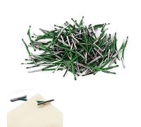 50pcs Treasury Tags Treasury Fasteners Metal Ended String Binders Office Hole Punch Ties Stationary Paper Tie Tags,Elasticity Metal Treasury Tags,Office Fasteners,for Organising Paper Documents