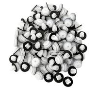 50Pcs Trim Clips,Door Card Clips,Auto Car Body Trims Clip Plastic Fasteners Automotive White Plastics Push Rivets and Retainer Replacement Accessory for Vehicle Bumpe,Fender Panel,Interior Doors Cards
