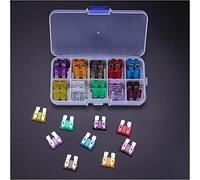 50PCS Truck SUV Car Fuses 3A 5A 7.5A 10A 15A 20A 25A 30A 35A 40A Amp with Box Clip Assortment Auto Blade Type Fuse Set Protected circuits