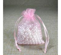 50pcs Tulle fabric Organza Bag Jewelry Eugen Gauze bag Packaging Bags Wedding Drawstring Bags Gift Candy Pouches