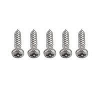 50PCS Tuning Key Screws, Metal Tuning Pegs Screw Acoustic Guitar Machine Heads Mounting Repair Tuners Heads for Electric Acoustic Classical Guitar (Silver)
