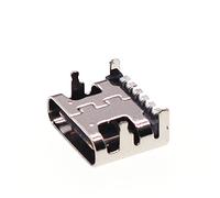 50pcs TYPE-C 6P simple female socket on-board fast charging female socket high-speed 3.1 USB interface stainless steel shell