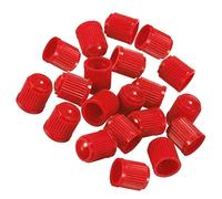 50PCS Tyre Valve Caps,Tyre Dust Caps,Valve Cap Plastic Tire Valve Dust Covers Schrader Valve Cap for Bike Car Trucks Motorbike and Bicycle Red