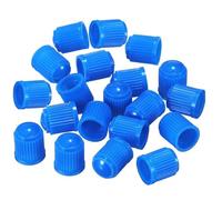 50PCS Tyre Valve Caps,Tyre Dust Caps,Valve Cap Plastic Tire Valve Dust Covers Schrader Valve Cap for Bike Car Trucks Motorbike and Bicycle Blue