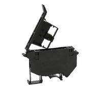 50Pcs UK5 HESI Din Rail Type Fuse Terminal Blocks 4mm Square Pure Copper Universal Screw Connector Gray Black Uk5-hesi(Black 50pcs,Without fuse)