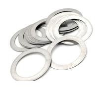 50pcs Ultra Thin Stainless Steel Flat Washers - 0.2mm High Precision Gaskets for M3.5-M8 Applications, SUS304 Material(6x9x0.2mm)