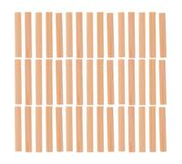 50pcs Unfinished Half Round Wooden Rods 7mm for Tapestry Hanging | Khaki Wood Grain, Carved Edges, Cut to Size, Wall Decor Creations and Craft Model Use