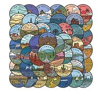 50PCS US States Stickers Pack (States)