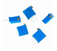 50Pcs Variable Resistor Potentiometer Trimmer 3296X 100/200/500/1K/2K/5K/10K/20K/50K/100K/200K/500K/1M/2M Ohm for Circuit Boards DIY Accessories (Size : 500 Ohm)