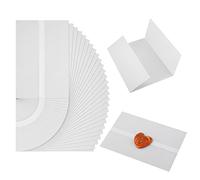 50pcs Vellum Paper for Invitations, 6.1x4.1in Pre-Folded Translucent Vellum Jacket Vellum Wrap Jackets for Wedding Invitations Baby Shower Birthday Invitations