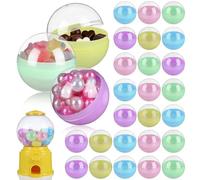 50pcs Vending Machine Capsules: 2. 36 Inch Rounded Empty Plastic Balls