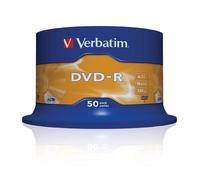 50pcs Verbatim 43548 4.7GB 16x Blank DVD R Disc Spindle
