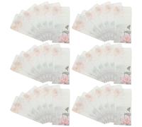 50pcs Vintage Floral Greeting Card Envelopes for Letters and Cards | Paper, Writable Smooth Surface, Easy to Seal and Open, Portable Storage for Invitations