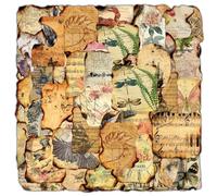 50Pcs Vintage Junk Journal Stickers, Retro Aesthetic Decorative Stickers for Scrapbooking Supplies, Journaling, Travel, Suitcases, Books, Album Collage, DIY Art Crafts for Adults Stationery Lovers