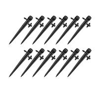 50PCS Water Irrigation Drippers for 4/7mm Drip Tubing,360 Degree 8 Holes Water Irrigation Dripper Adjustable Drip Emitters For Vegetable Garden/Flower Bed/Herbs Garden