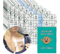 50pcs Waterproof Bandages Chemo Port Protector 4 X 4.7 Inch For Dialysis Catheter Showering Film Dressings Wound Cover Back