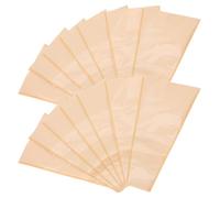 50pcs Waterproof Flower Bouquet Packaging Bag with Side Panel | Kraft Paper Base, Opp Material, Medium 45x24cm Size, for Fresh Cut Flowers and Single Roses