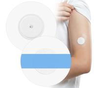 50PCS Waterproof Sensor Covers for Freestyle Libre 2 & 3, Clear Adhesive Patches for CGM Protection, Long Lasting 14 Days Breathable Tape, Hypoallergenic & Latex Free Plasters for Swimming