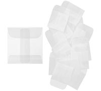 50PCS Wax Paper Bags, Tiny Glassine Envelopes for Cookie Packaging Paper Lunch, Sandwich Baggies for Soap Bars, Food Packaging and Storing - 2.36x2.36 Inch