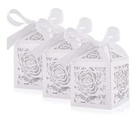 50pcs Wedding Favor Boxes Boxes Party Lace Candy Box Small Gift Lace Candy, Gift