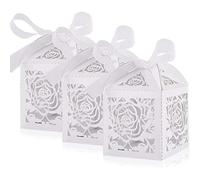 50pcs Wedding Favor Boxes Boxes Party Lace Candy Box Small Lace Candy